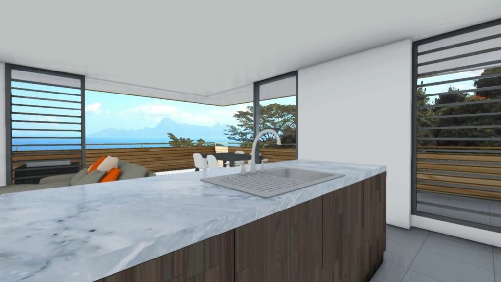 Vente Appartement F3 à Punaauia