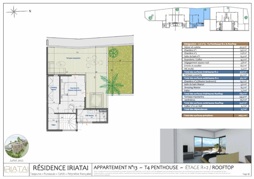 Vente Appartement F4 à Punaauia