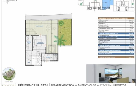 Vente Appartement F4 à Punaauia