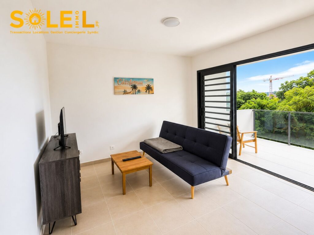 Location Appartement F2 à Papeete